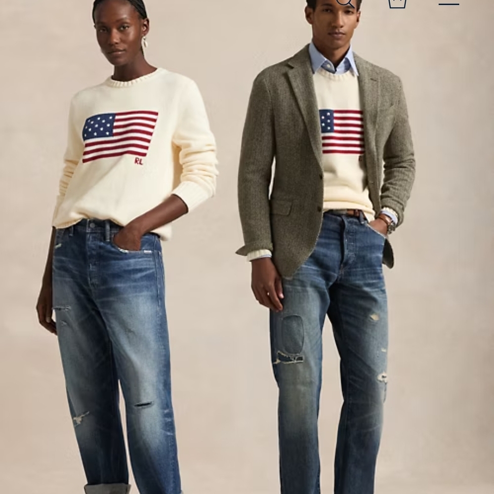 Polo by Ralph Lauren Blue Crewneck Sweater